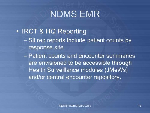 NDMS Electronic Medical Records