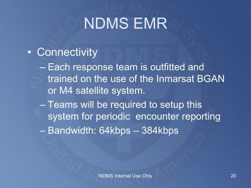 NDMS Electronic Medical Records