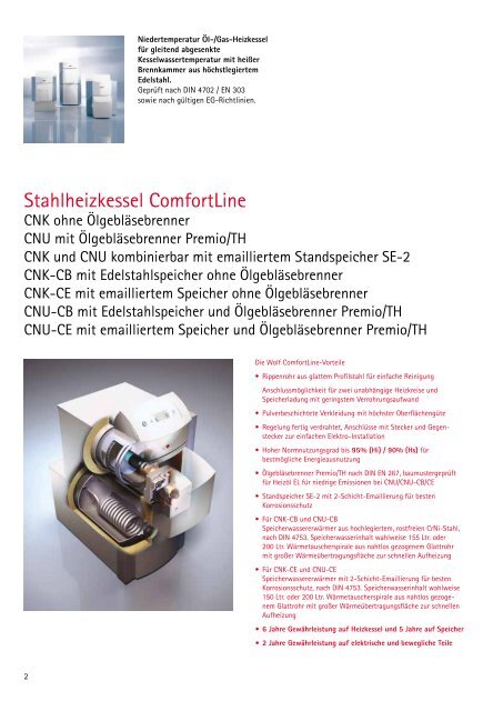 Technische Dokumentation Comfort Line - TheKeSo.de