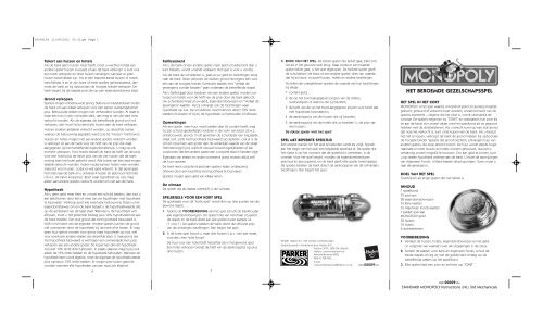 Spelregels Monopoly