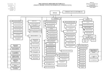 ORGANIGRAMA PRIMARIEI SECTORULUI 1