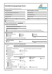 Datenblatt Erzeugungsanlage (Strom) - Stadtwerke Bernau