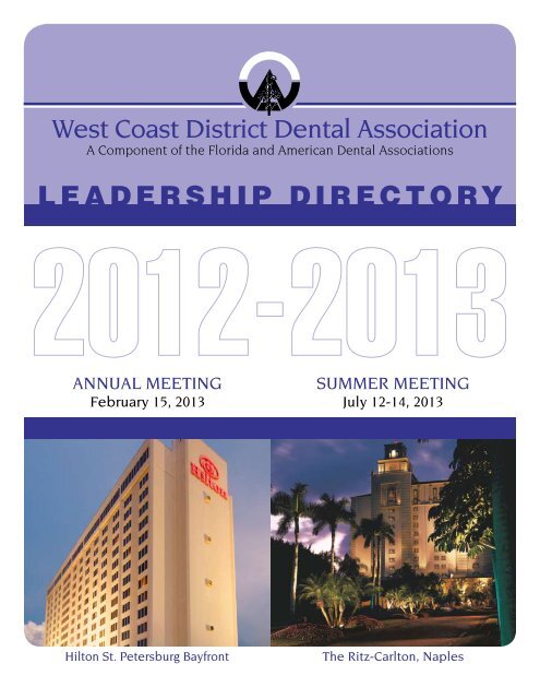 2012-2013 WCDDA Leadership Directory - West Coast Dental ...