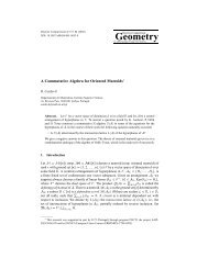 A Commutative Algebra for Oriented Matroids
