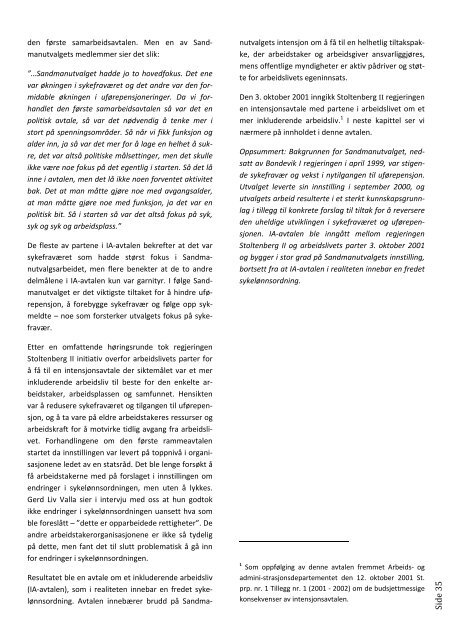 Evaluering av IA-avtalen (2001â2009) - Senter for seniorpolitikk