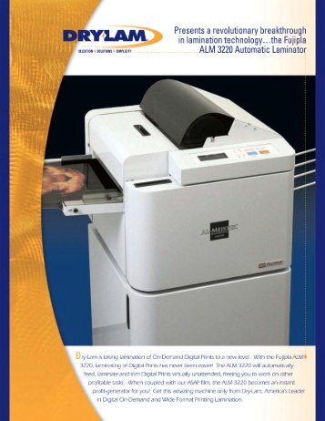 Download Fujipla ALM 3220 Al-Meister Automatic Laminator Brochure