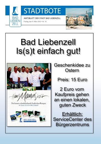 Bad Liebenzell Is(s)t einfach gut! - Stadtverwaltung - Bad Liebenzell