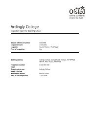 Click here to view the full report - Ardingly College