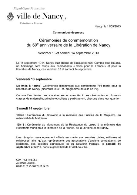 cérémonies