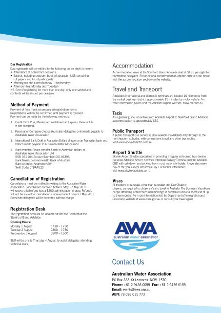 Registration Brochure - IWA