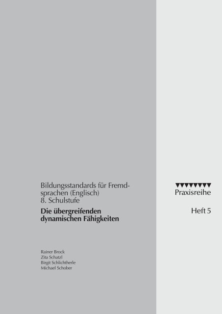 ÖSZ Praxisreihe - Heft 5 - österreichisches Sprachen-Kompetenz ...