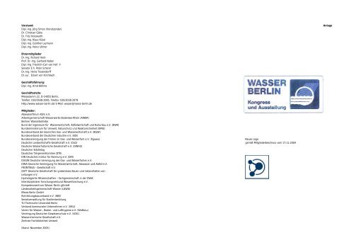 Satzung des Vereins WASSER BERLIN e.V. (PDF, 149,9 kB)