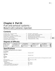 Chapter 4 Part B: Fuel and exhaust systems - Bosch LE3 Jetronic ...