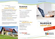 NöRDER wärme plus - Stadtwerke Norden