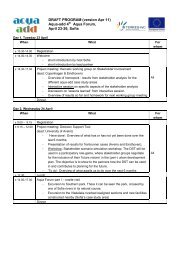 Agenda of the meeting - AQUA-ADD Interreg IVC project