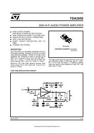 TDA2050 - 32W Hi-Fi Audio Power Amplifier Datasheet - DIY Audio ...