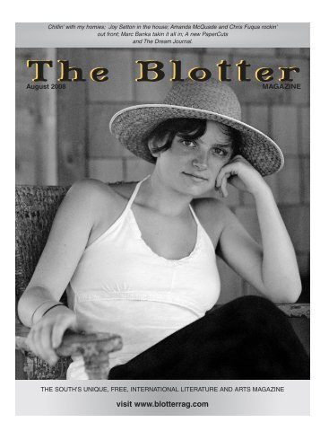 August - The Blotter Magazine