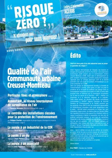 Qualité de l'air sur la Communauté Creusot Montceau - Acerib.fr