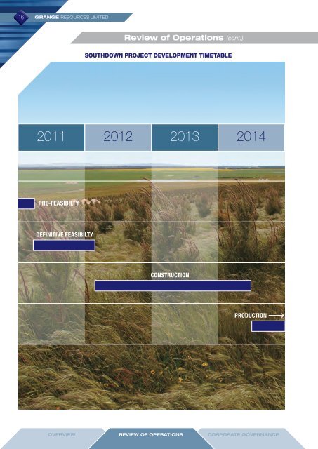 2010 Annual Report - Grange Resources