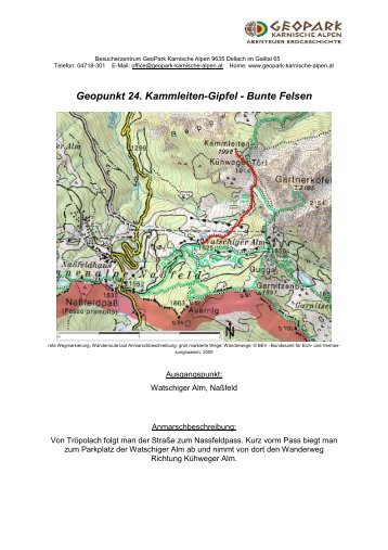 Geopunkt 24 - Geopark Karnische Alpen