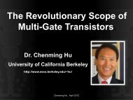 The Revolutionary Scope of Multi-Gate Transistors - SOI Industry ...