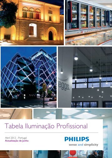 Tabela IluminaÃ§Ã£o Profissional - Philips