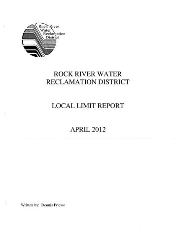 Local Limits Report - Rock River Water Reclamation District