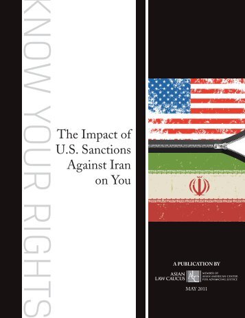 The Impact of U.S. Sanctions Against Iran on You - Asian Law Caucus