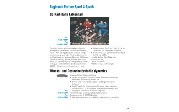 Regionale Partner Sport & SpaÃŸ: Go-Kart-Bahn Falkenhain Fitness  ...