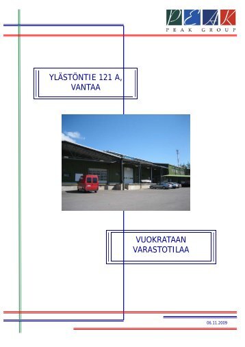 Ylästö VUOKRA 061109 - Toimitilat.fi