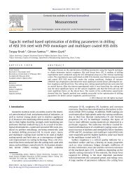 Taguchi method based optimisation of drilling parameters in drilling ...