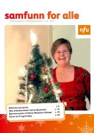 Samfunn for alle nr. 6 2011 - NFU