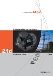 Drehstrom-Asynchronmotoren - AsEG Antriebstechnik GmbH