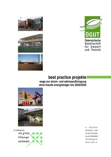 best practice projekte - wege zur strom- und ... - Ã–GUT