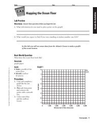 Mapping The Ocean Floor Worksheet Page 1