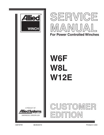 599787W - Allied Systems Company