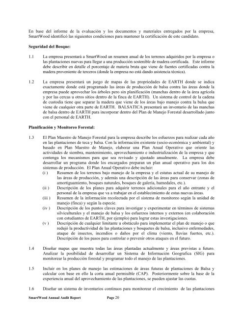 Resumen Publico de CertificaciÃ³n de Balsatica, S.A. - Rainforest ...