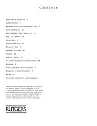 Rutgers University School of Law-Camden - Catalogs - Rutgers, The ...