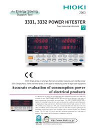 3331, 3332 POWER HiTESTER