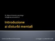 Disturbo mentale - Marco Vicentini