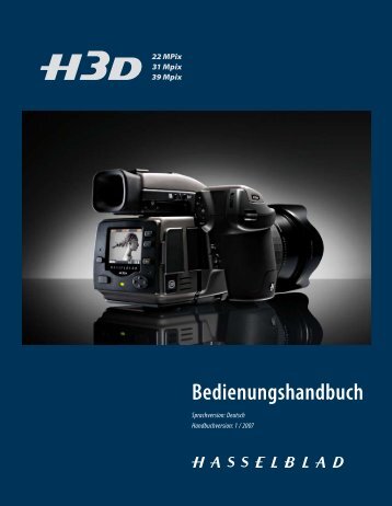 Einstellungen - Hasselblad Customer Care