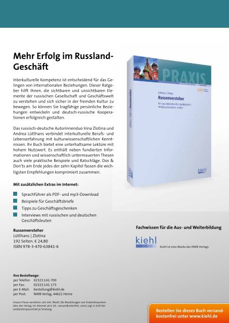 Wirtschaftskongress Russland 2014