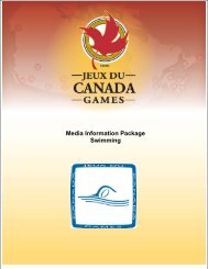 Media Information Package Swimming