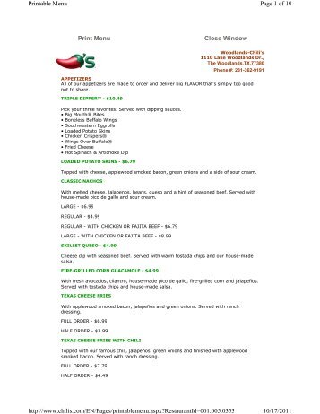 Print Menu Close Window Page 1 of 10 Printable Menu 10/17/2011 ...