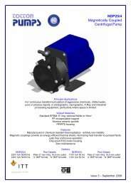 NDP25/4 Magnetically Coupled Centrifugal Pump
