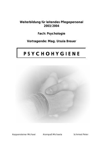 Mag. Ursula Breuer PSYCHOHYGIENE