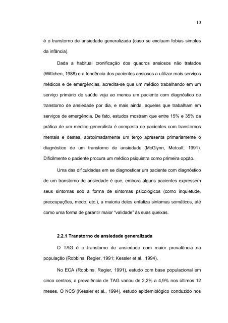 Comorbidade entre cefalÃ©ias primÃ¡rias e transtorno de ansiedade ...