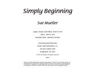 Simply Beginning Sue Mueller - Beatin' Path Publications, LLC