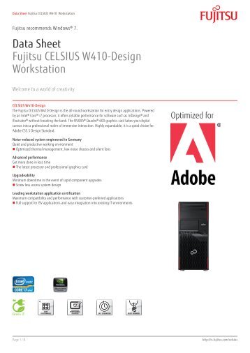 ds-CELSIUS W410-Design.indd - Fujitsu