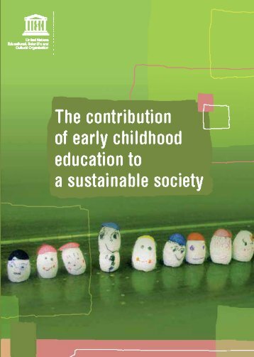 The Contribution of Early Childhood Education to a Sustainable - OEI